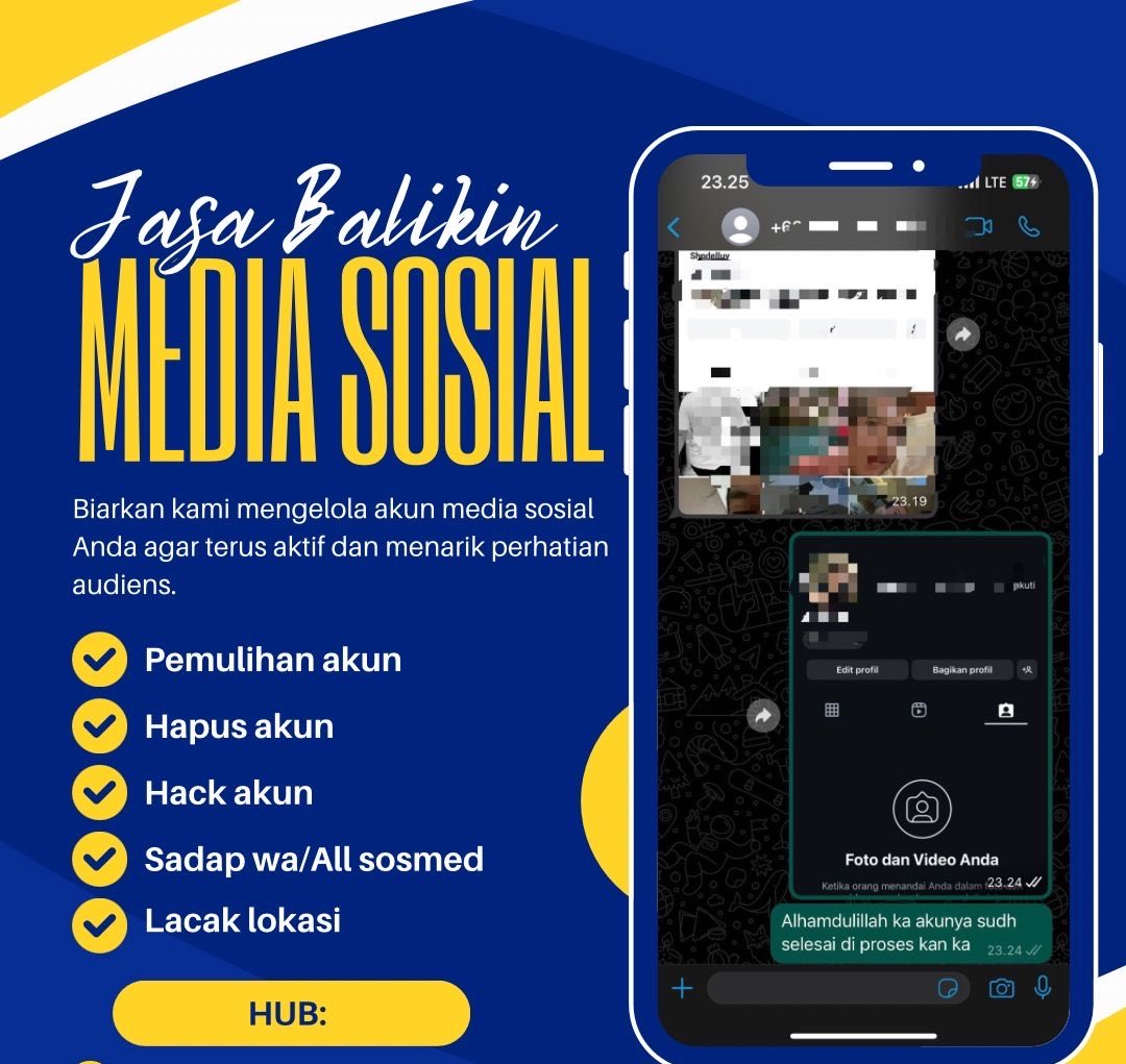 kfracty's tweet photo. Open jasa balikin &amp; pulihkan akun.
✅pemulihan akun
- instagram, tiktok, whatsapp, line, facebook, X, gmail, telegram dll
✅ hapus akun
- facebook, tiktok, instagram, line, whatsapp, twitt /X , dan lainnya
Sadap Wa, hack akun, lacak lokasi

#zonauangㅤ https://t.co/OEXcHAL32j