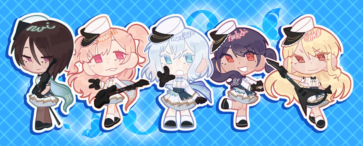 nic_oxxo's tweet photo. Drawing all Bandori girls pt2 ! #bandoriart https://t.co/DCB8FzmdDq