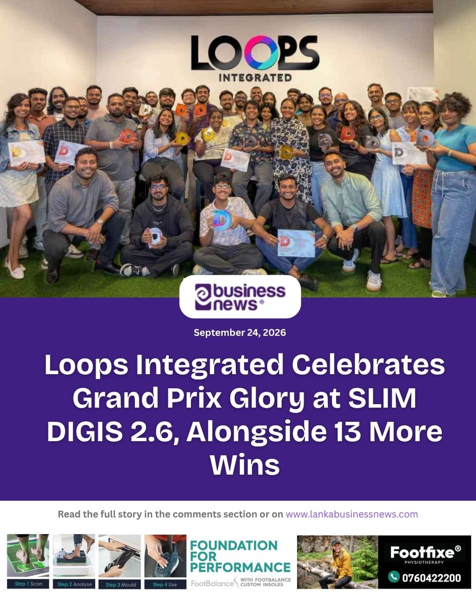 lbnbusinessnews's tweet photo. Loops Integrated Celebrates Grand Prix Glory at SLIM DIGIS 2.6, Alongside 13 More Wins
#LoopsIntegrated #SLIMDIGIS https://t.co/n1v33Jbb3A