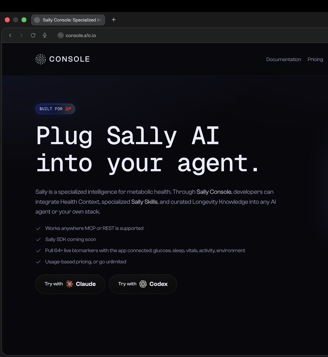 0xcynyx's tweet photo. anything is pluggable eventually. new personal ai pocket? fine. just plug sally then. v2.0 tonite 🙂‍↔️ https://t.co/b9dXFPrAsu