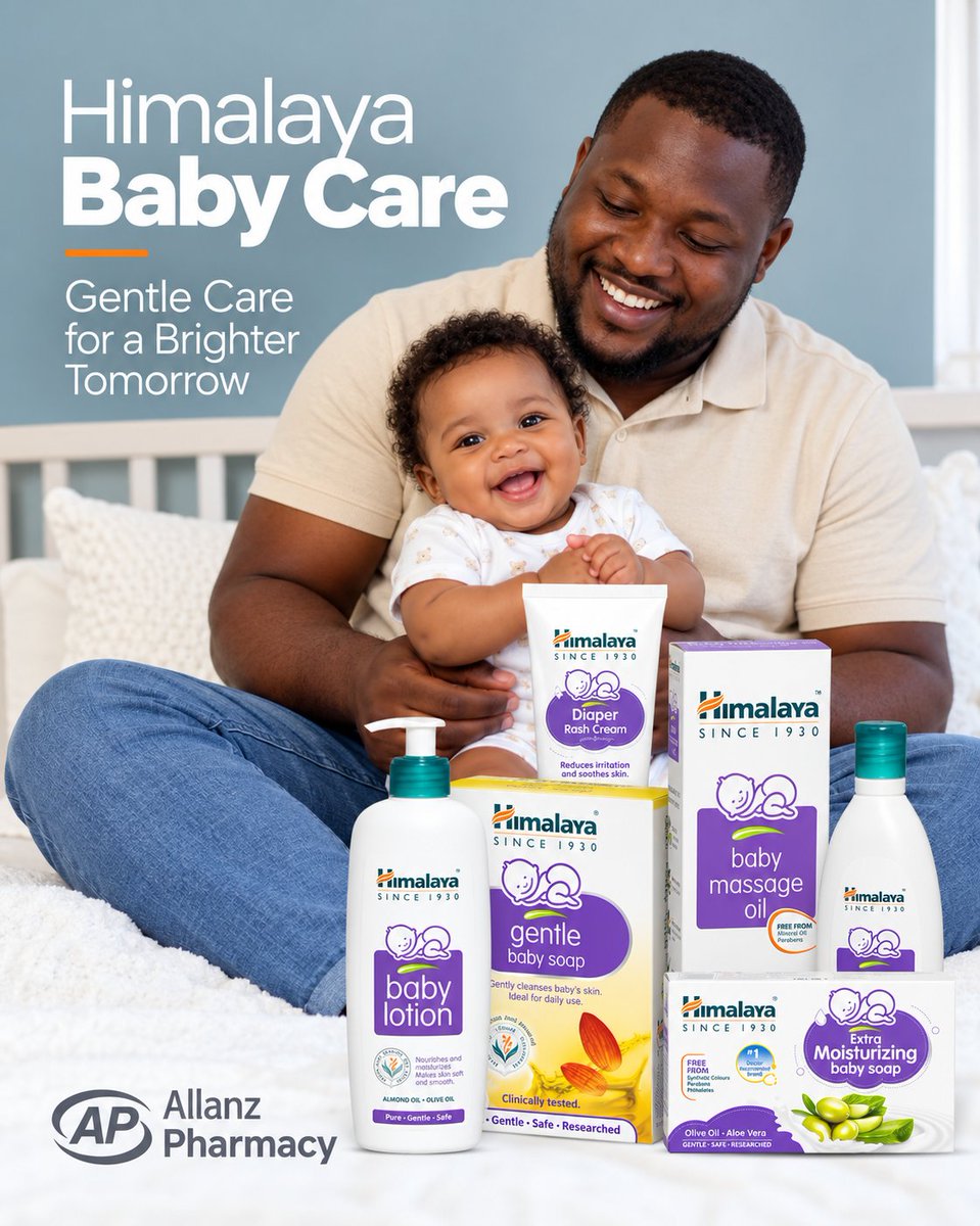allanzpharmacy's tweet photo. Himalaya Baby Care is made to keep your baby feeling clean, soft, comfortable and cared for.
Find your baby-care essentials at Allanz Pharmacy. 0777976010 https://t.co/rIOpVHEYqE