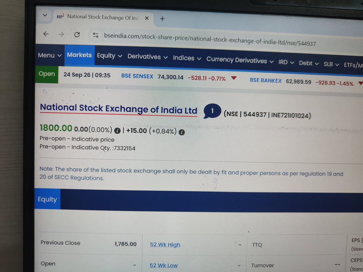 WealthyfiedIN's tweet photo. NSE LISTING https://t.co/dMnVeo2KtS