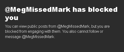 stepbystepbaby's tweet photo. @MegMissedMark I’m not going to ban you, despite your demonstrating profound ignorance regarding my natural male gait and my culture. https://t.co/2plCj0GvT7