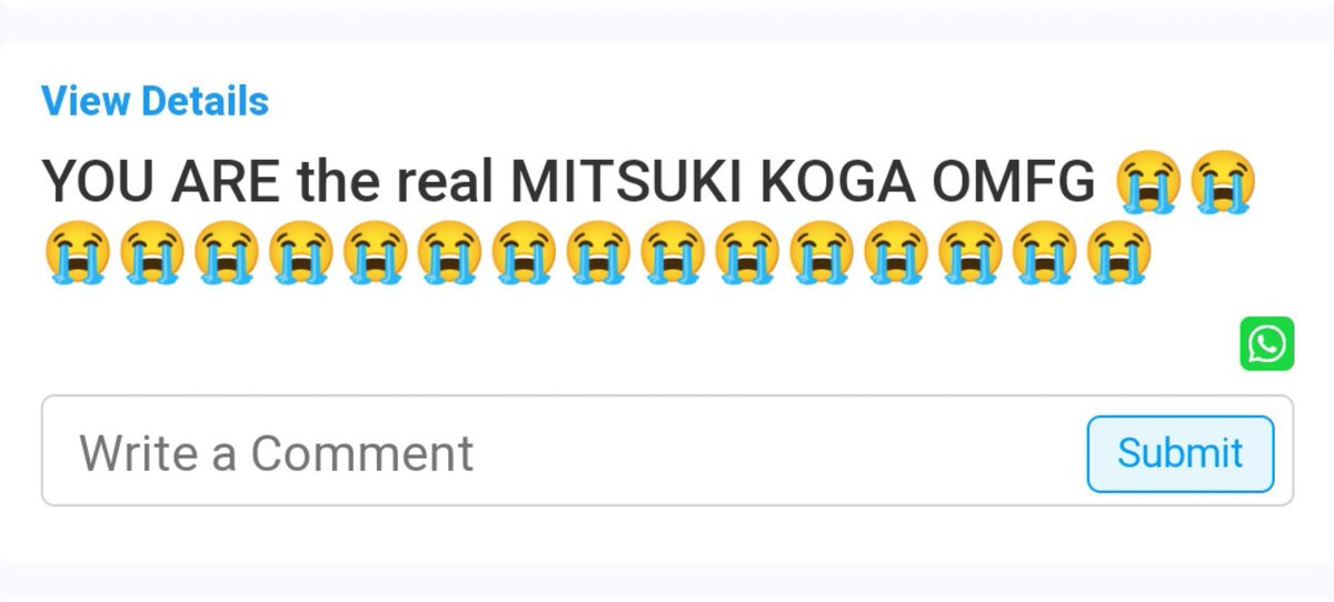 _k00gaa's tweet photo. AHAHAHAHA BEST COMPLIMENT PLS, gw lah mitsuki koga wni itu 😔😔 https://t.co/rvPj9bdsBP