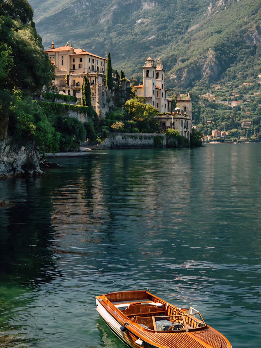 earthserenityy's tweet photo. Lake Como Italy https://t.co/XZjw71Lis5