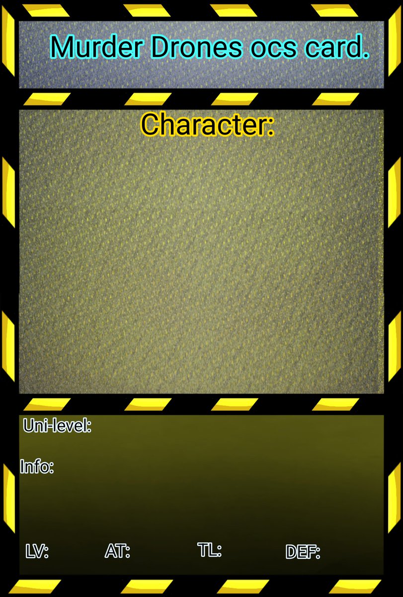 LonePainter16's tweet photo. MD oc cards one of my full version and another for you guys can make/custom your own md oc card. #lonelyPaintersarts #fanart #art #digitalart #artwork #murderdrones #murderdronesocs #murderdronefanart #murderdronesarts #murderdronesart #mdtwt #md #murderdronesocscard https://t.co/6eKLorzYjm