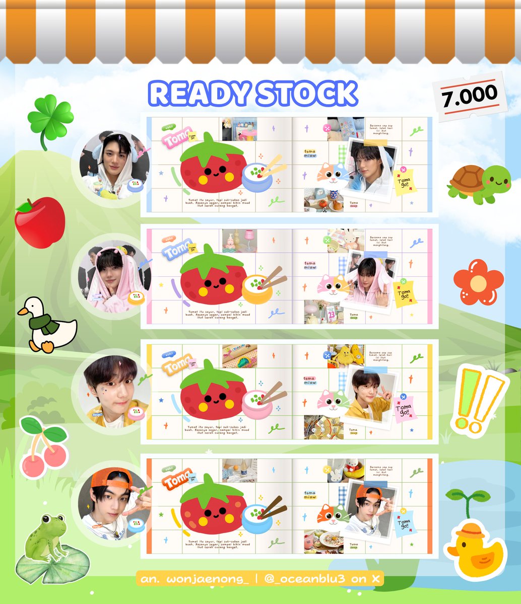 _Oceanblu3's tweet photo. boleh bantu rtnya? timakaci😶‍🌫️

ready layout "TOMAGO!" ㅡ 🍅
char wonyoung, juun, ye-on, keonho, jeno, jaemin, jungwon, dohoon.🍀
yang mau bisa langsung dm/wa/tele(fast)🏃‍♀️🏃💨

✏️  free retext
💳  qris only
✅️ bisa resize ke wabis (+2k)

#bealanja ㅡ 🛺 https://t.co/6Y69RO5wK5