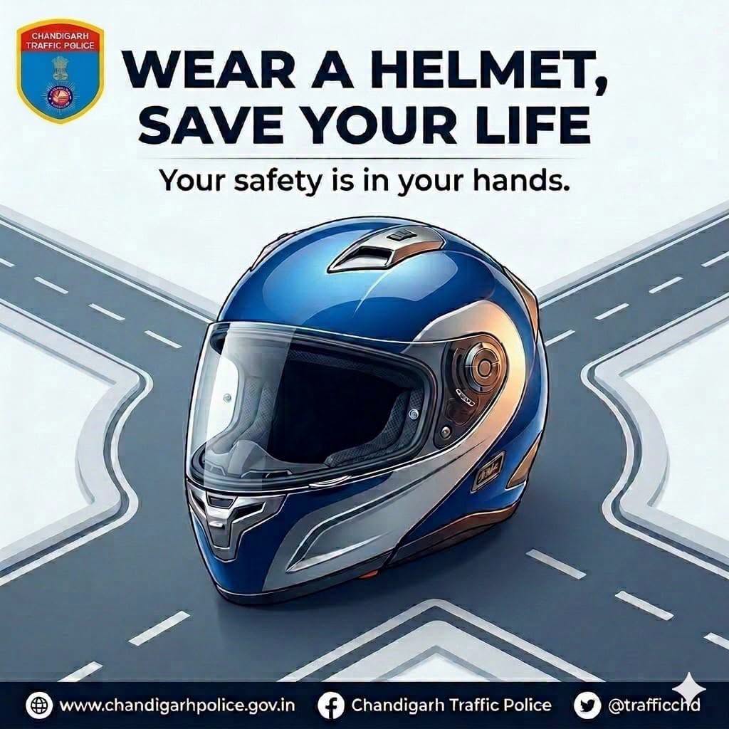 trafficchd's tweet photo. Roads can be unpredictable, but your safety is always in your control. Choose safety every time you ride! 🪖✨ Every helmet worn is a step toward a safer journey. #RoadSafety #wearhelmets #WeCareForYou https://t.co/G2vJupIJJ0