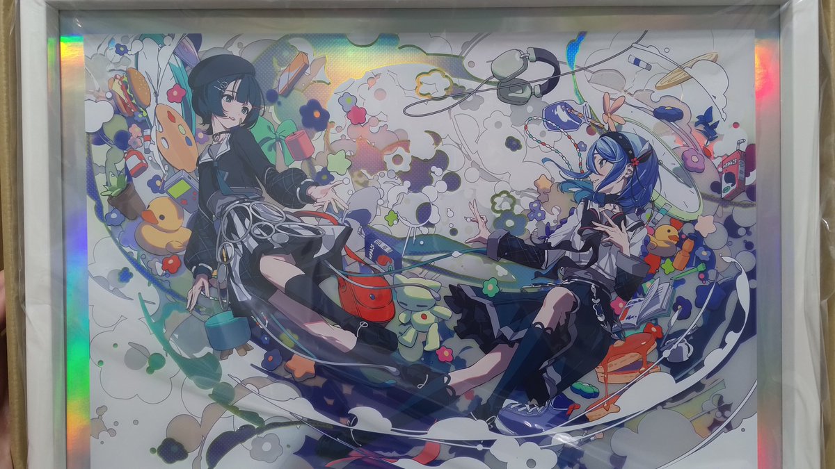 dhiavha's tweet photo. わぁ、空爽グッズが届いた‼️
絵　超絶ウルトラ綺麗でした‼️ https://t.co/h5ahfj6sRK