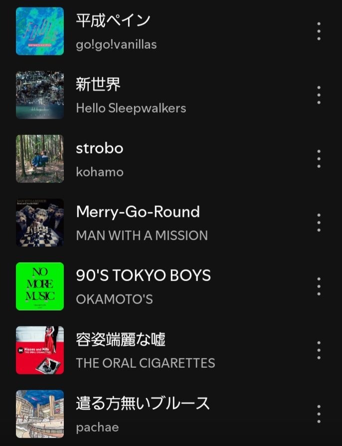 ririri_des's tweet photo. 学生時代に作ったプレイリスト🎧
今も愛してる曲ばっかり！ https://t.co/73J6CnFWUE