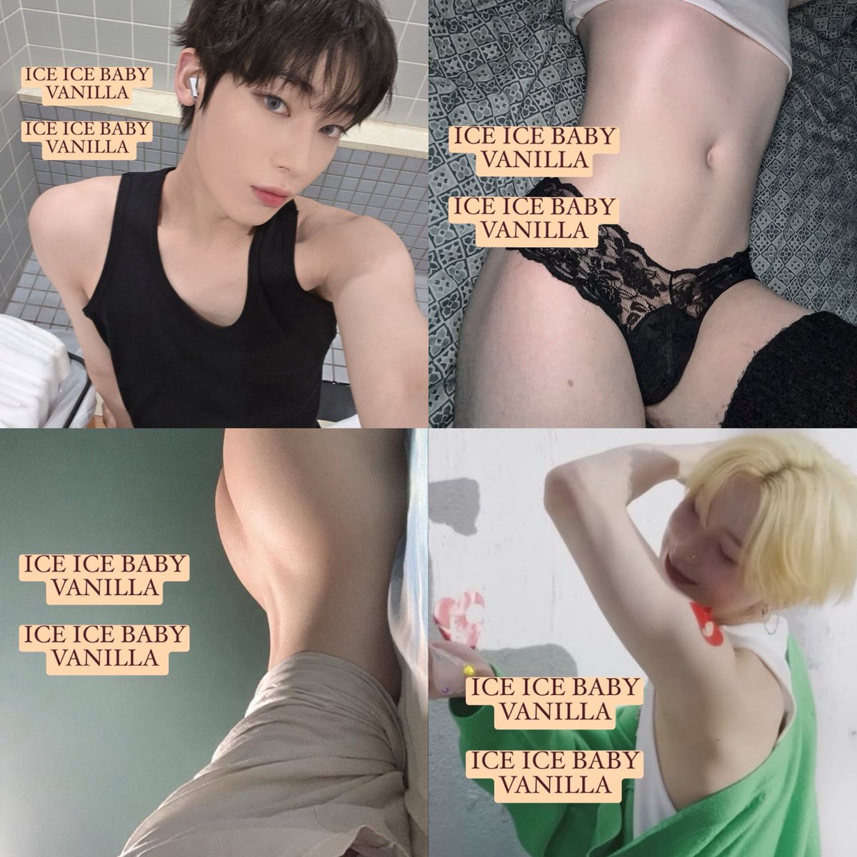 amateurluther's tweet photo. #NikSun #SunKi join the trend. Ice ice baby, vanilla ice ice baby ~ https://t.co/jCtEG3zn4o