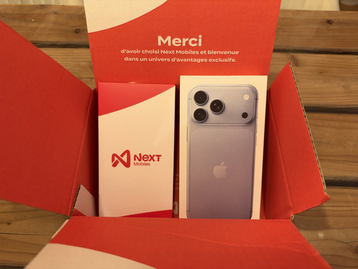 iMathTechs's tweet photo. 📱 3 mois avec l’iPhone 18 Pro Max !

Grâce à Next Mobiles, j’ai la chance de tester le dernier iPhone… et par la même occasion, leur modèle de location !

📦 Unboxing qui fait toujours autant plaisir, je vous mets quelques photos !

Pendant 3 mois, je vais vous partager mon expérience et vous donner un vrai retour sur la location.
🎁 50 € offerts avec le code MATECH50 chez Next Mobiles. Pour aller voir ce qu’ils proposent : https://t.co/tzD3eL7ibY

Alors, qu’est-ce que vous voulez que je teste ? 👀

Collaboration avec Next Mobiles.