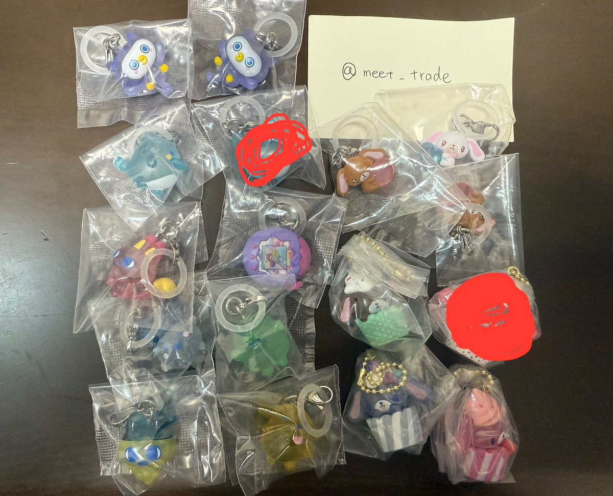 meet_trade's tweet photo. 【交換】めじるし たまごっち サンリオ
ポケモン ハンターハンター
ハロウィン ディズニー シュガバニ
けろけろ Solid アンパンマン 呪術廻戦
おじゃる丸 チェンソーマン ちいかわ

【譲】画像1.2枚目 (n:1可。こちらがn)
定価+送料での買取

【求】画像3.4枚目
 
単体交換◎
お気軽にご連絡ください。 https://t.co/uiJ4HNhHtq