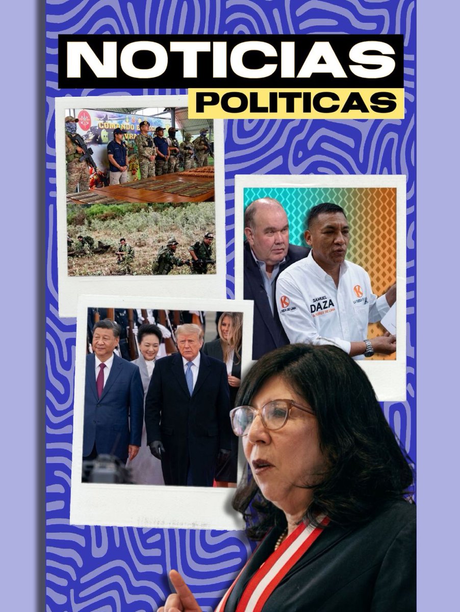 POLITICATOTALpe's tweet photo. 🟥 Estas son las NOTICIAS del 23 de SETIEMBRE de 2026 en #PoliticaTotal !!

OJO AL VIDEO ➜ https://t.co/DEKfAM5QWL

Poder Judicial | Keiko Fujimori | Janet Tello | López Aliaga | Renovación Popular | Daza | Fuerza Popular | Trump | Xi Jinping | Escudo de las Américas | La ONU