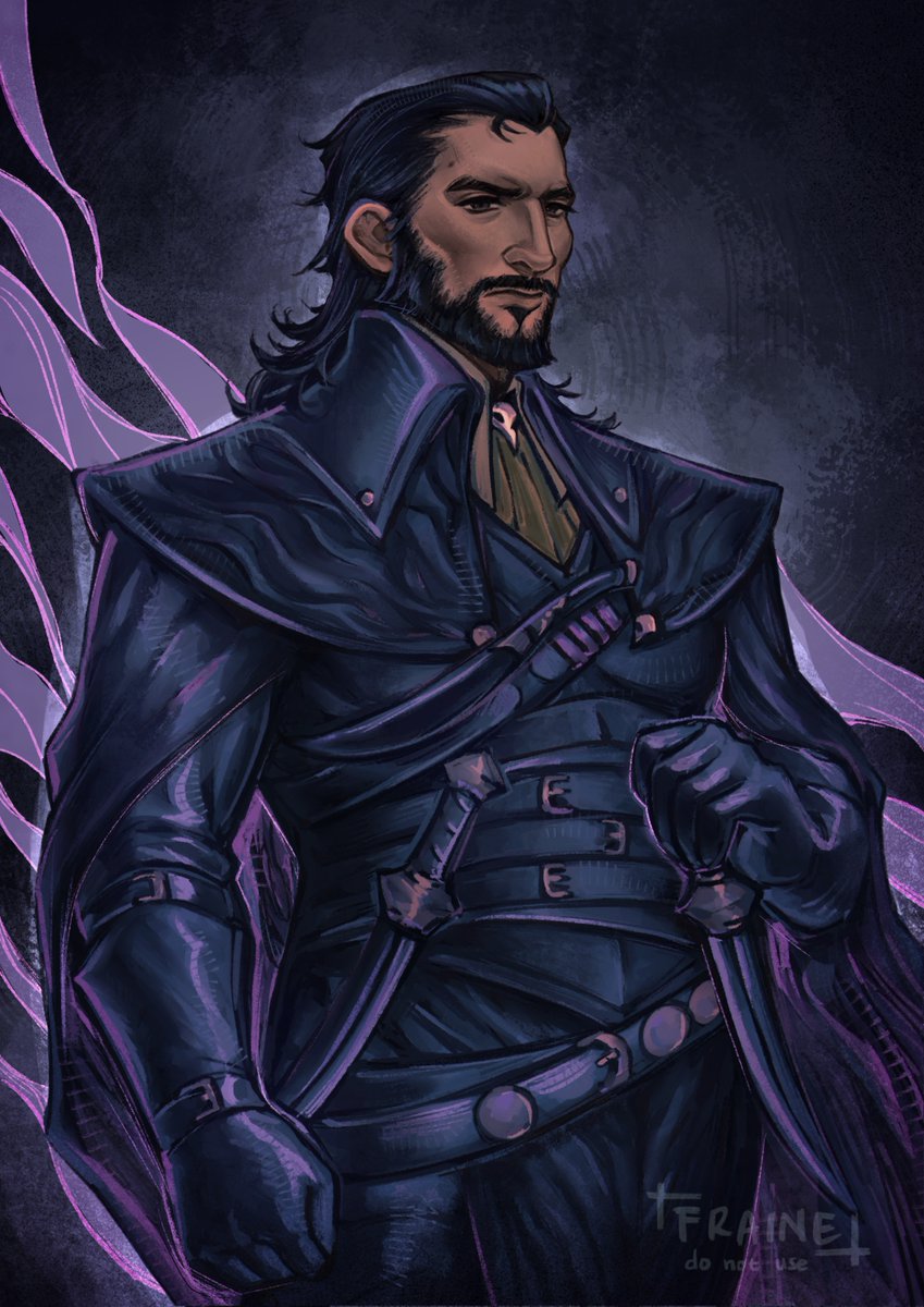re_Fraine's tweet photo. Demon of Vyrantium, Lucanis Dellamorte https://t.co/omGraYLbgs