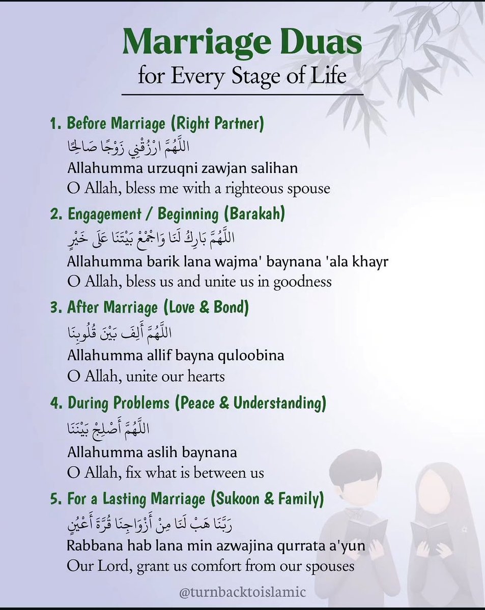 _Muhammadhafz's tweet photo. Marriage DU’As!✨🤍🌙 https://t.co/Oav0yNSx5y