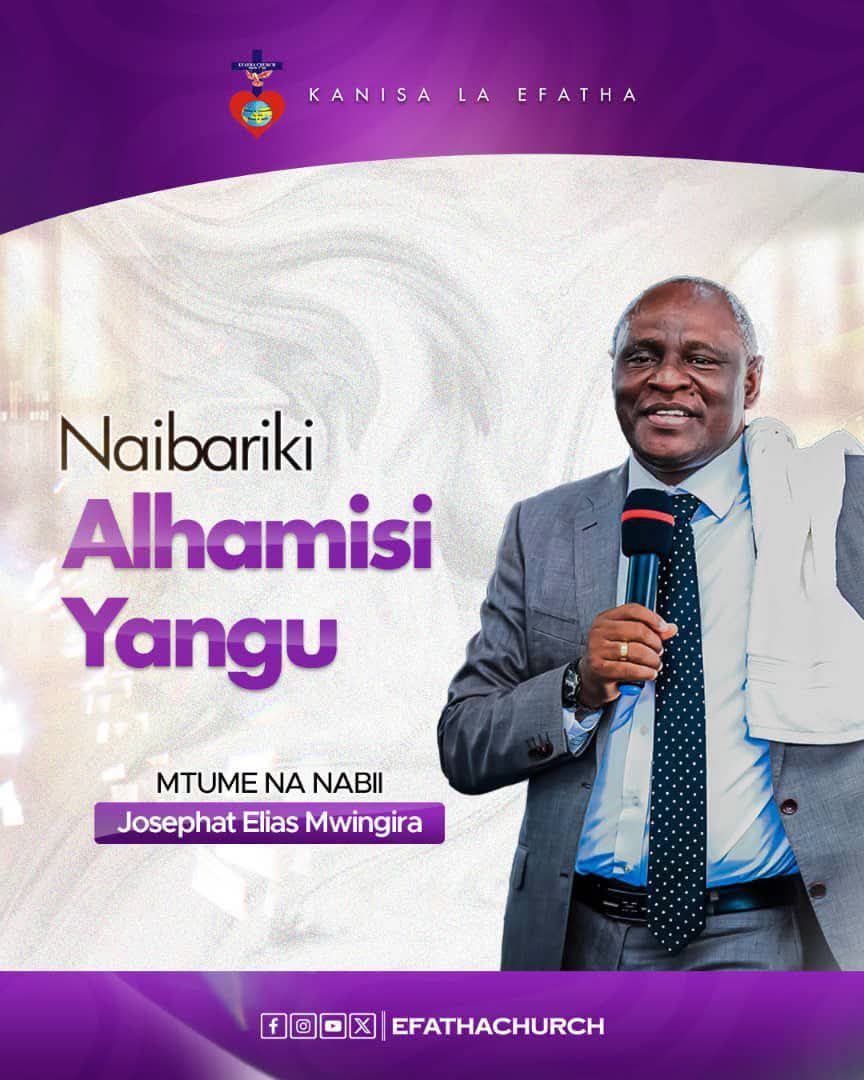 efathachurch's tweet photo. UKIRI WA SIKU. 

NAIBARIKI ALHAMISI YANGU. 

Mimi nitakuwa na Vitu vinavyotamanika, na Watu watanifurahia, maana Mimi Nimebarikiwa na BWANA. https://t.co/klstKSugFc