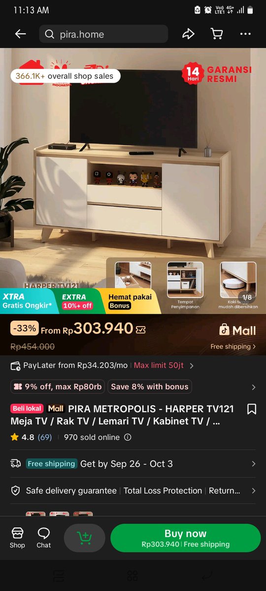 lylyputhm's tweet photo. @recehtapisayng Khusus 9 September, Flash Sale Serba Rp9 Ribu! #Jam12MalamPromo99TikTokShop

Mau banget punya Meja TV + Speaker. TV nya udah kebeli, tinggal Meja TV + Speakernya buat karaokean dirumah 😇 https://t.co/m9wjIjisE8
