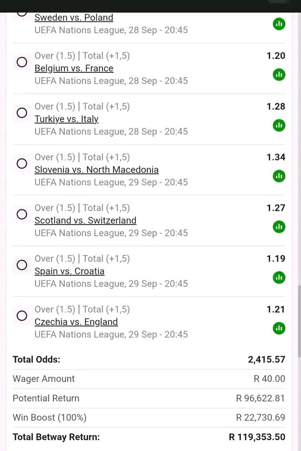 Godofbetway's tweet photo. Double Chances Train 🔥🚆 ✅️
BW74C9072A

Over 1.5 goals Eufa Train 🚇🔥✅️
BW74C90D2F https://t.co/ydfTqe0npw