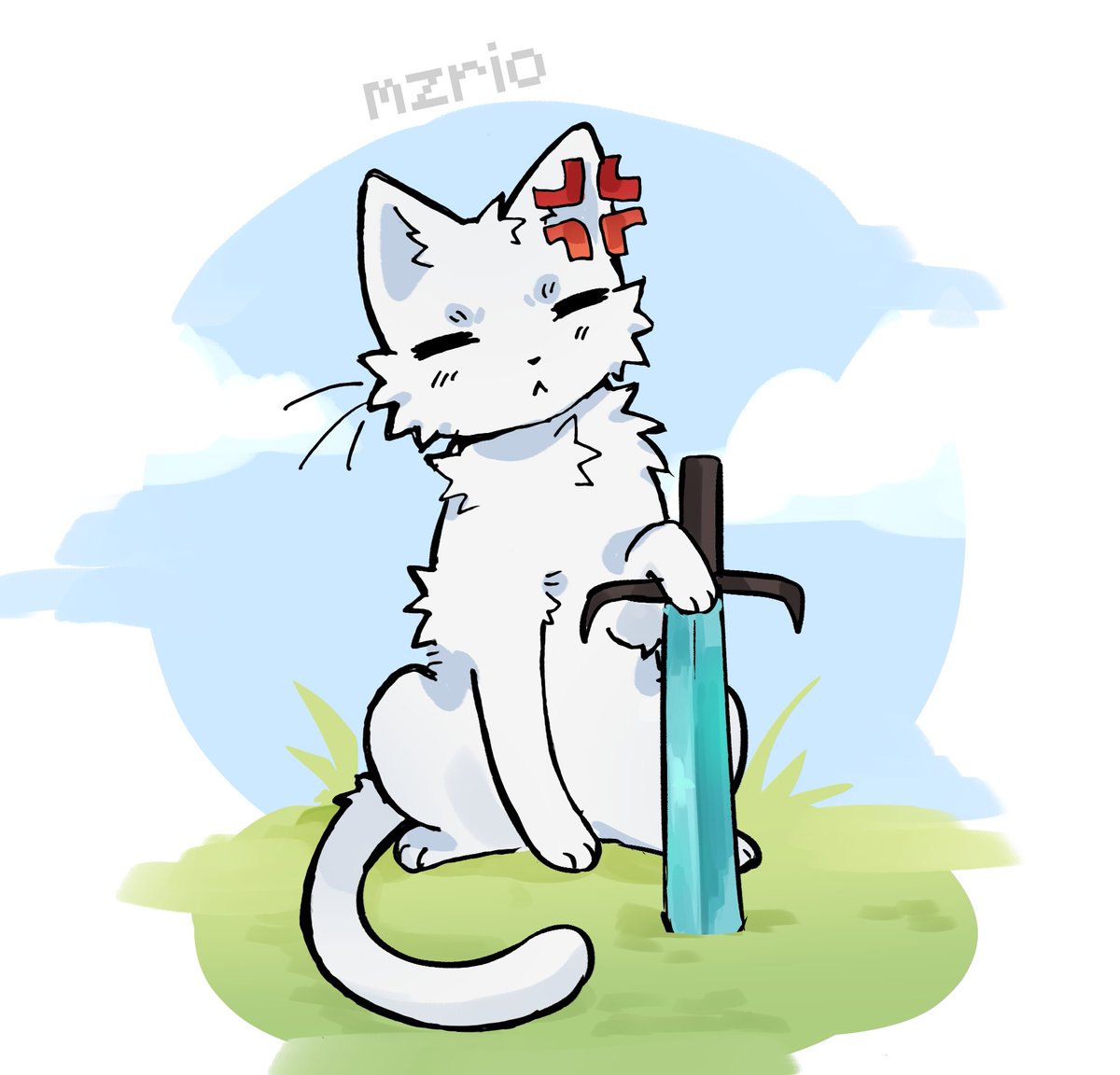 mpawzai's tweet photo. mi libre albedrio diciendome q dibuje a todos como gatos https://t.co/6BXxFo4hiV