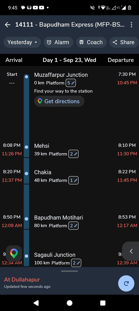 HomeoMedcare's tweet photo. @drmbsbner @RailwaySeva @srdombsbner कल पुनः ट्रेन नंबर 14111 मुजफ्फरपुर से 3 घंटा 15 मिनट की देरी से खुली और अभी तक प्रधानमंत्री जी के संसदीय क्षेत्र वाराणसी पहुंची नहीं है शायद 6 घंटा देरी से पहुंचेगी। सर कम से कम वाराणसी की ट्रेन टाइम से चलाइये। @spjdivn @AshwiniVaishnaw @PMOIndia @narendramodi https://t.co/nX5XLi3rMm