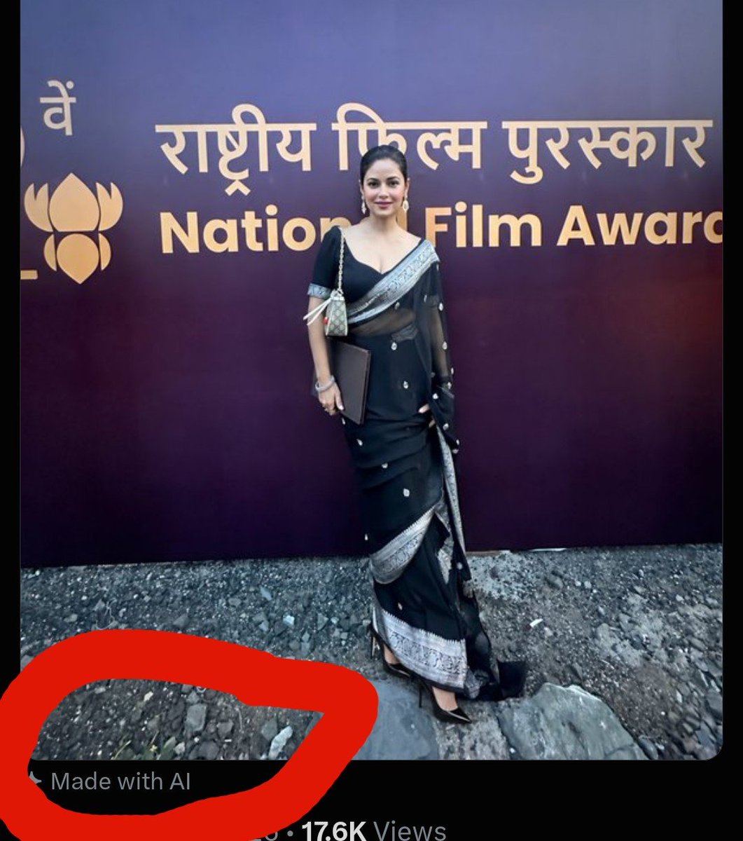 Astritology's tweet photo. @MeerraChopra Why does it say "Made with AI" https://t.co/q5uGFqeMdV