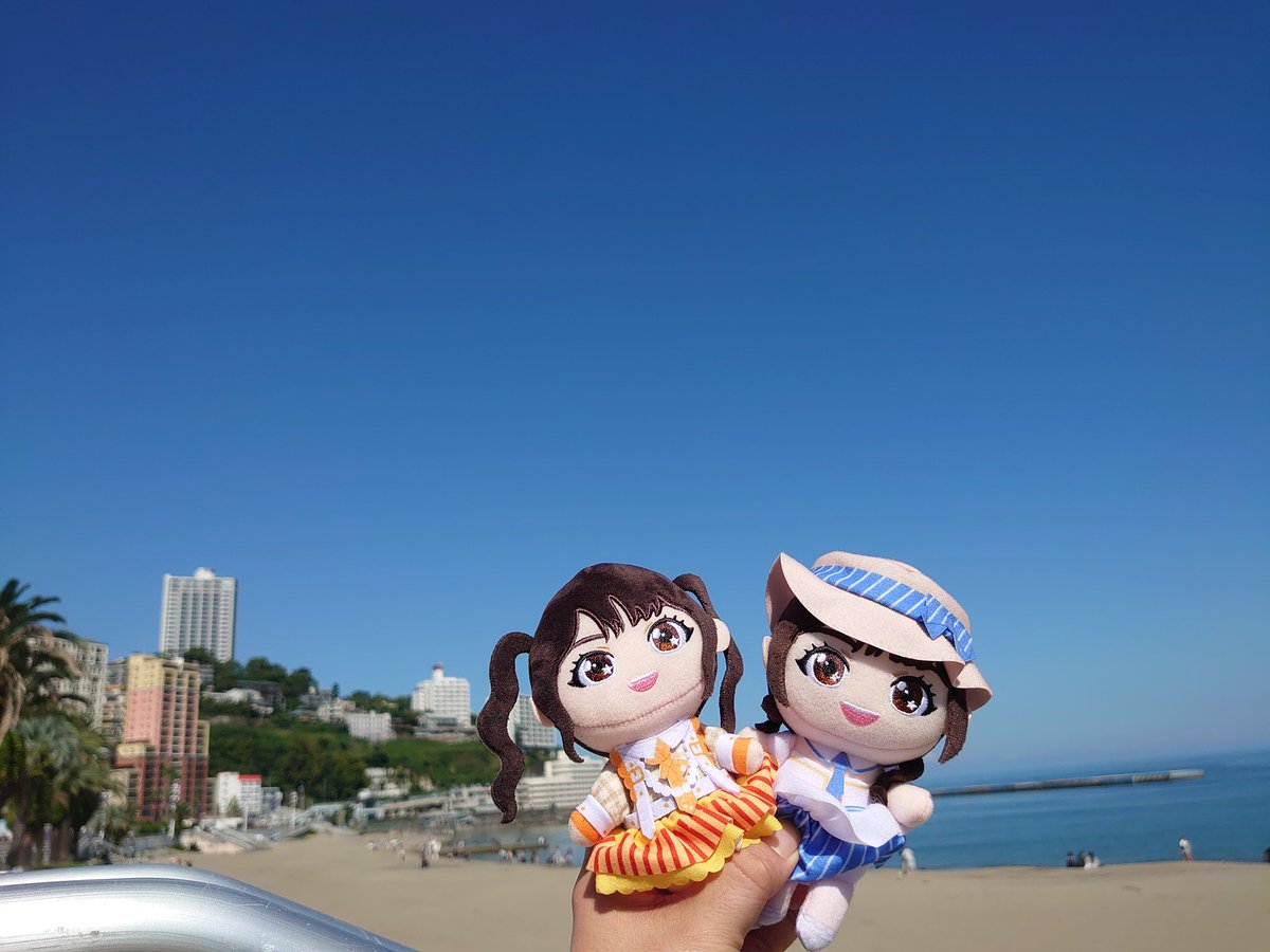 Azusa66Keion's tweet photo. 熱海駅から下ってきて、熱海サンビーチで太平洋ビュー https://t.co/tDBcmR7oxv