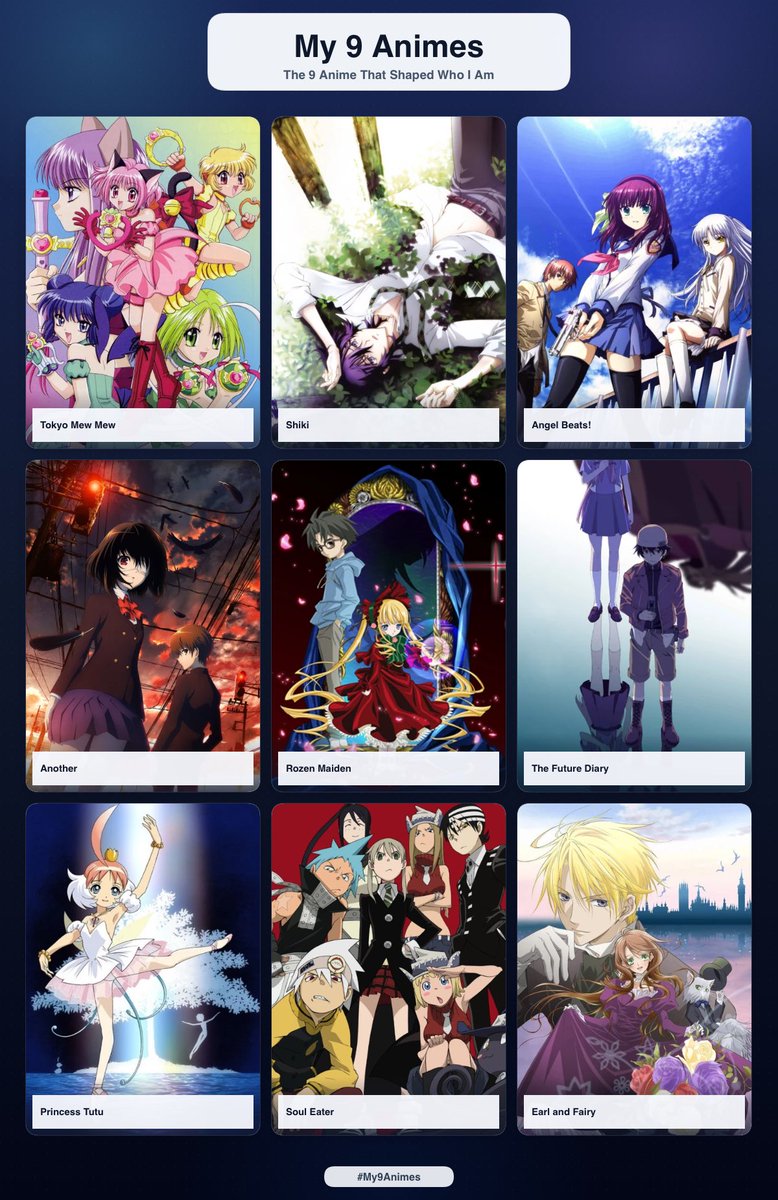 Vehloria's tweet photo. top 9 anime that rewired my brain chemistry for better or for worse https://t.co/3xyhj0nY39