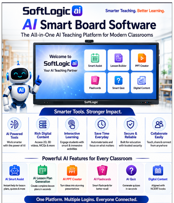 softlogicpune's tweet photo. Softlogic presents its very own AI software for Interactive Flat Panel. To order visit https://t.co/ofyEgn82Yi #edtech #interactiveflatpanel #elearning #smartboard #aiineducation #smartclassroom #softlogic #digitalclassroom #aismartboard https://t.co/KNTnhRlG2l