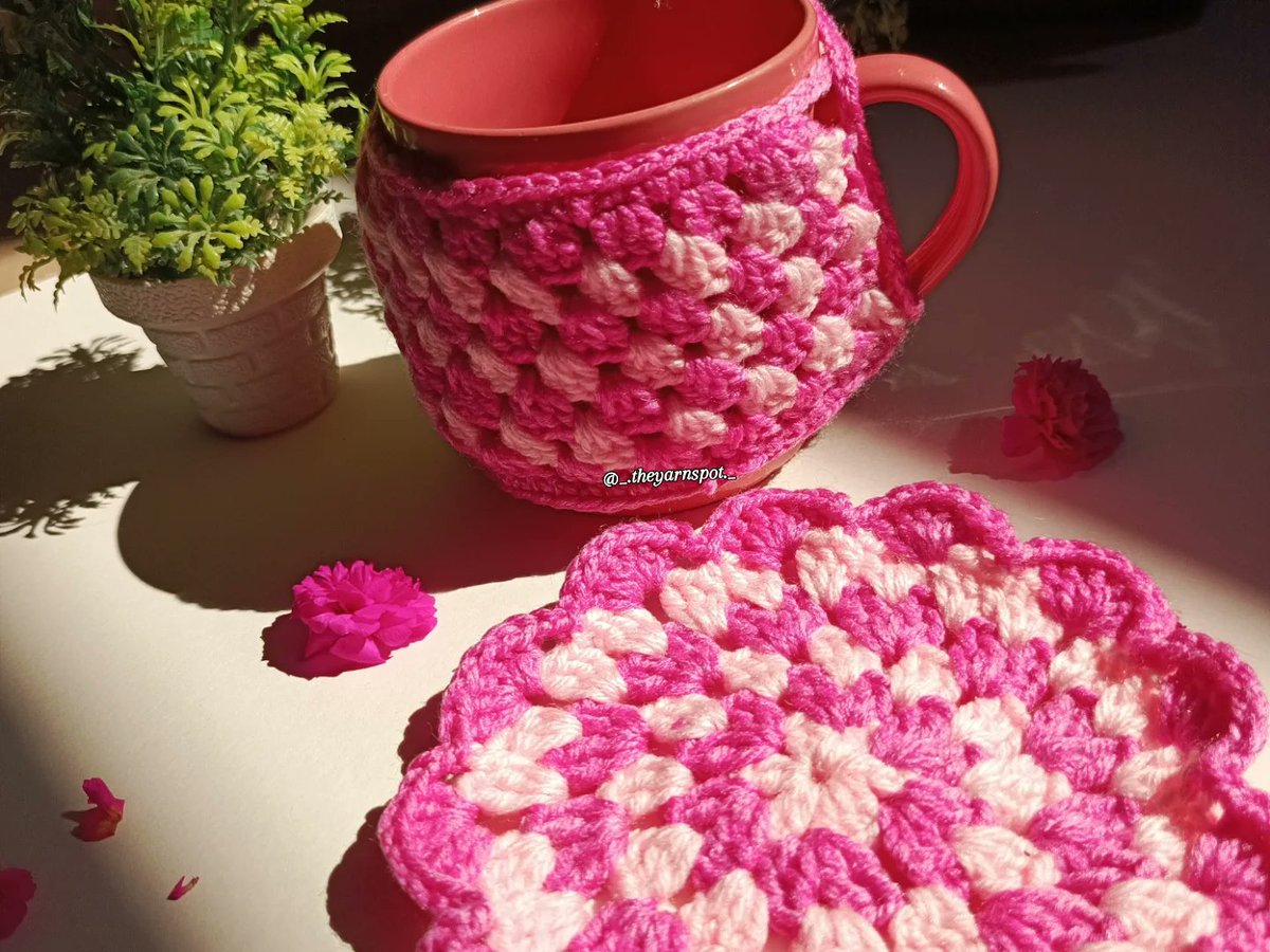 lillianjacvvhe's tweet photo. Pink Bloom Mug Hug &amp; Coaster https://t.co/jY8QKeL7cG