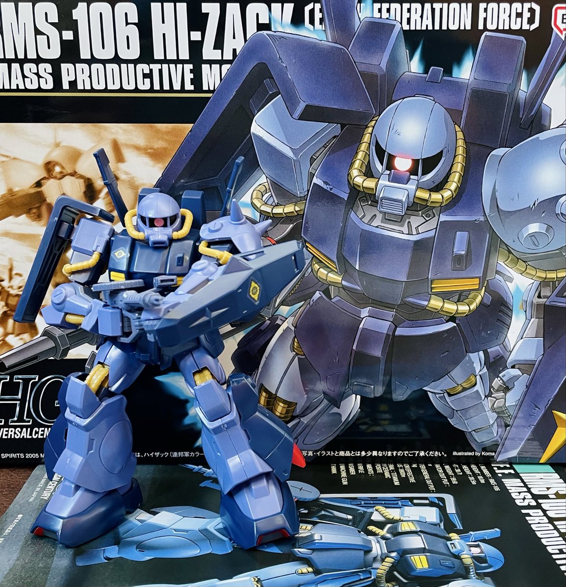 worldlemon's tweet photo. HGハイザック連邦軍カラー！！
つくりやすくそしてかっこいい✨
#ガンプラ好きと繋がりたい https://t.co/MgwoOPm2p1