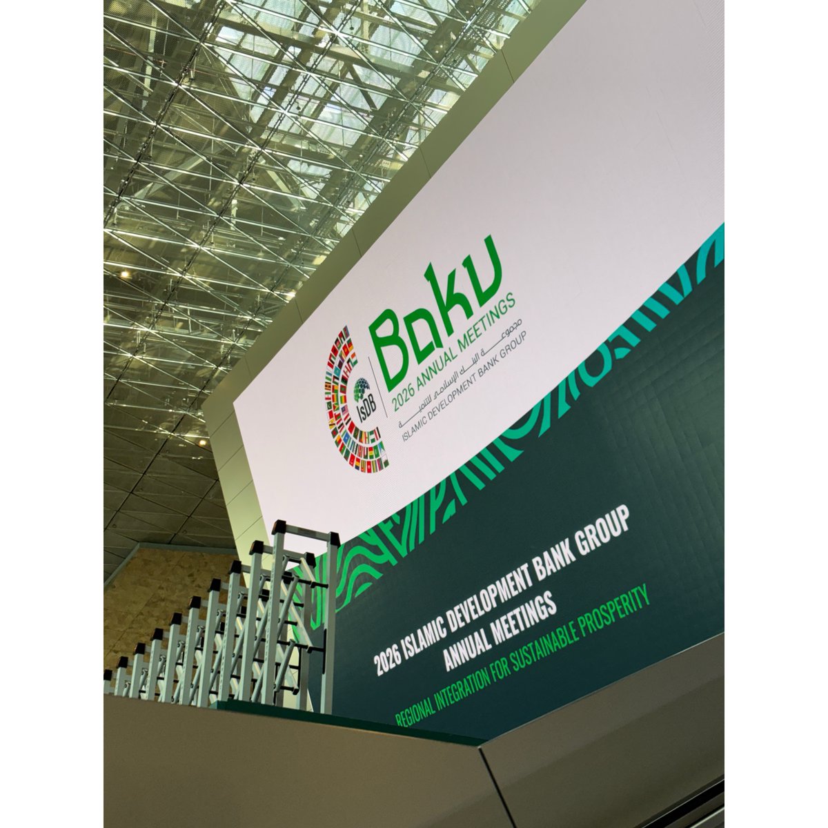 rileylopez30f2e's tweet photo. Another productive day of strengthening global cooperation and building new partnerships. We successfully concluded the second day of the Islamic Development Bank Group 2026 Annual Meetings. Panel sessions, bilateral meetings, and discussions https://t.co/INvZcun6Ov