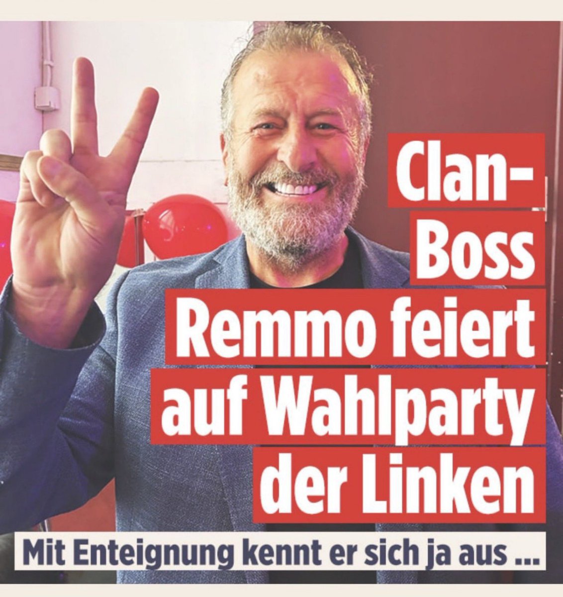Deutschland_77's tweet photo. @welt Das ist ein weiterer #Festtag für die eigentlich #Festzunehmenden! ✌️😁 https://t.co/RxuZt90WZP