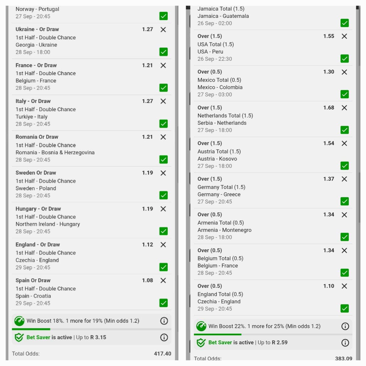 Maanda2007's tweet photo. Over 1.5 Goals🔥BW74C8E57A
1st half 🔟 minutes Draw🔥BW74C8EDFD
1st half Double chance🔥BW74C8F261
Over 0.5 Goals per team🔥BW74C9012C
International games💸👍 https://t.co/IKfLRd2gWy