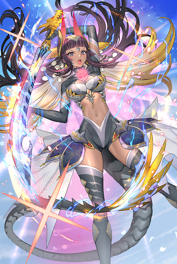 PirikaChro's tweet photo. 【キャラクター紹介】
《Y.G.1》竜の女王 アシュリナ(CV：#佐倉綾音 / 絵：ひと和)
「滅びなど許しはしない。我が国を、我が民を、ここで終わらせはしない！」

「緋の年代記フェス」は10月6日(火) 10:59まで！

#チェンクロ https://t.co/oYbxo4gn2d