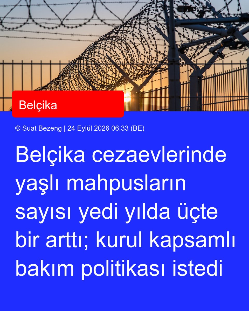 suatbezeng's tweet photo. Belçika'da yaşlı mahpusların sayısı yedi yılda üçte bir arttı https://t.co/5uFZ9957Ly