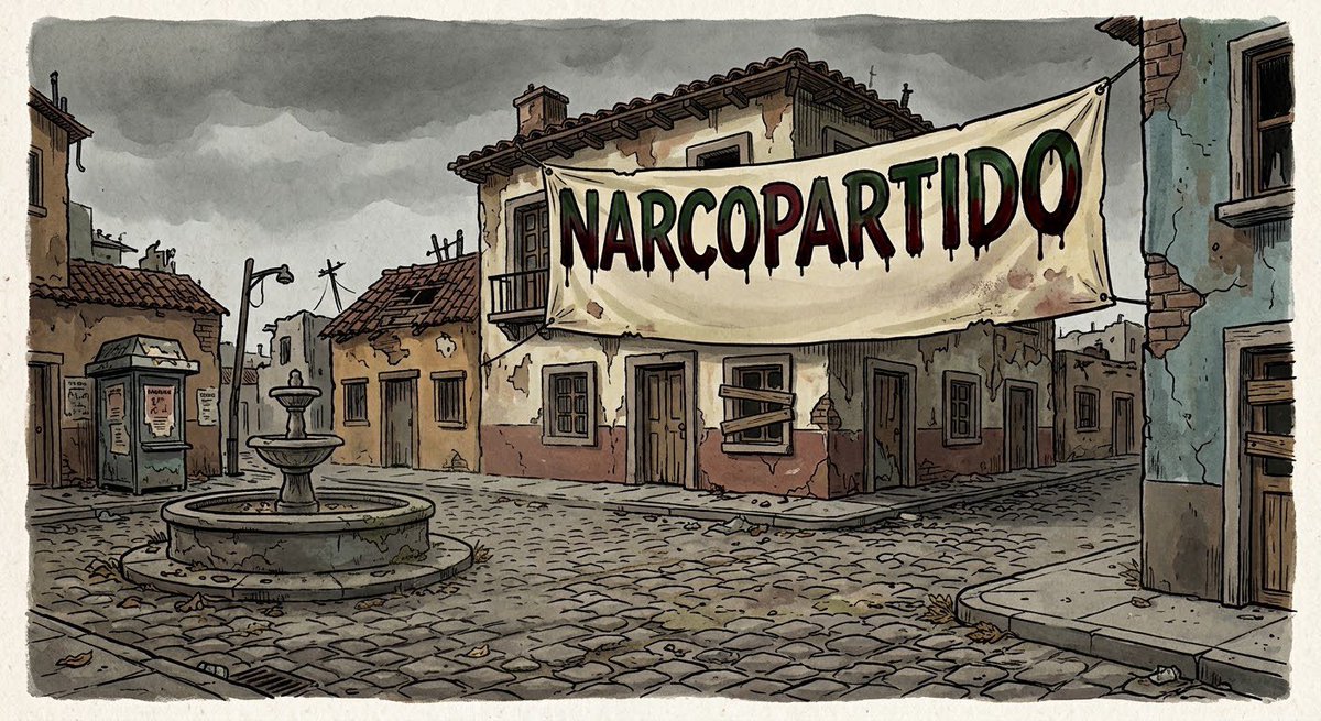 LOVREGA's tweet photo. Tampoco necesito decir a qué partido me refiero cuando escribo:

NARCOPARTIDO. 

Todo México lo sabe. https://t.co/4mFdN3nyw2