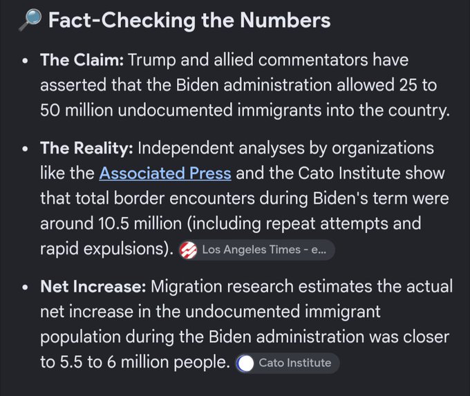 NastySOB404's tweet photo. @PuckDaddy93 tElL Em PeDoPrEz
Trump Claims US Has 25-50 Million Immigrants Under Biden
Vs Canada 1.5-3 Million Immigrants in The Last 10 Years
Who is Whiter 🤡 https://t.co/I6g0L83uoq