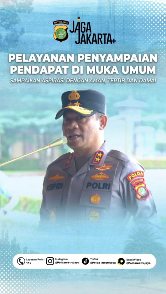 callmyme's tweet photo. Ketertiban dan kebebasan berpendapat dapat berjalan bersama. Kuncinya adalah saling menghormati, menjaga komunikasi, dan menghindari provokasi. #BijakSampaikanAspirasi Humanis Mengawal Pendapat https://t.co/lHyzex97Nz
