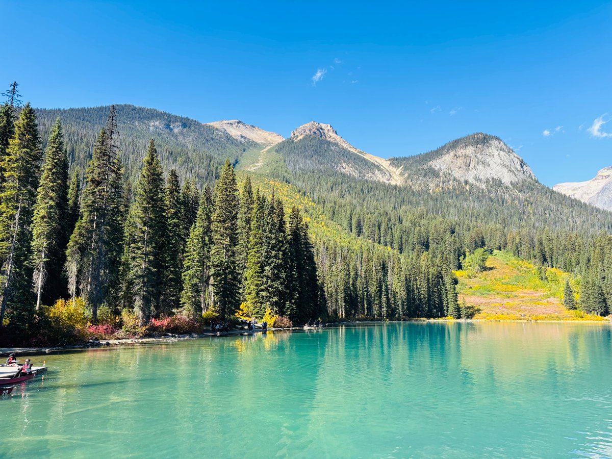 FoxLeung1989's tweet photo. エメラルド湖の水は、すごく素敵です。
The color of Emerald Lake is great, too
#連休 
#旅行　
#カナダ好き
#旅行好きな人と繋がりたい https://t.co/WXkqpFT7Xp