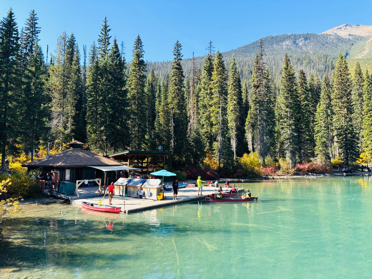 FoxLeung1989's tweet photo. エメラルド湖の水は、すごく素敵です。
The color of Emerald Lake is great, too
#連休 
#旅行　
#カナダ好き
#旅行好きな人と繋がりたい https://t.co/WXkqpFT7Xp