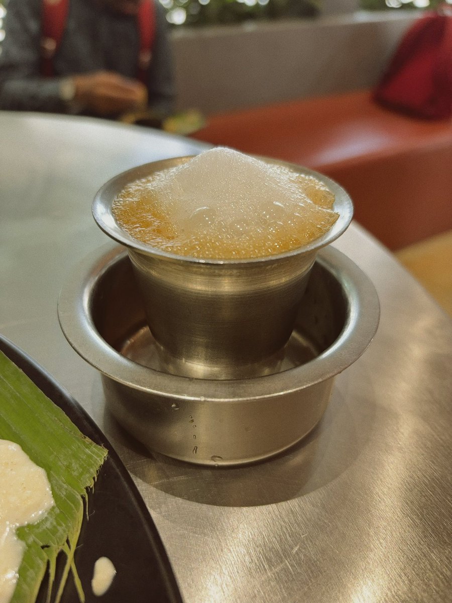 AntonRunsJava's tweet photo. always start your day with filter kaapi! 
cc : @peakbengaluru @chandrarsrikant https://t.co/ikV9d3WKPH