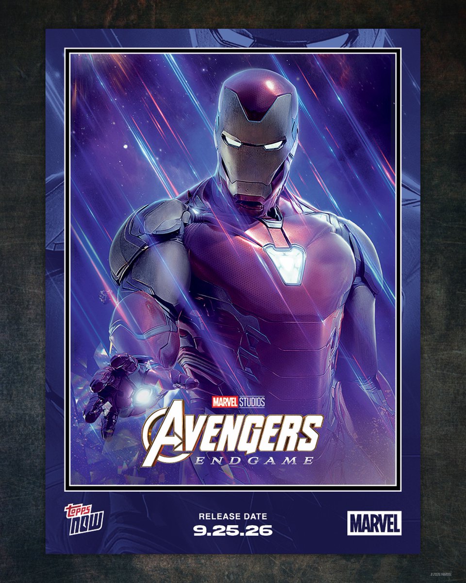 toppsjapan's tweet photo. 『アベンジャーズ/エンドゲーム』アンコール上映記念！
Topps NOW®にアンコールverの特別仕様が登場🔥

10月1日(木) 午前3:00まで、限定発売中
https://t.co/hMJ1g2Pzo0 https://t.co/0YHvWaQ70b
