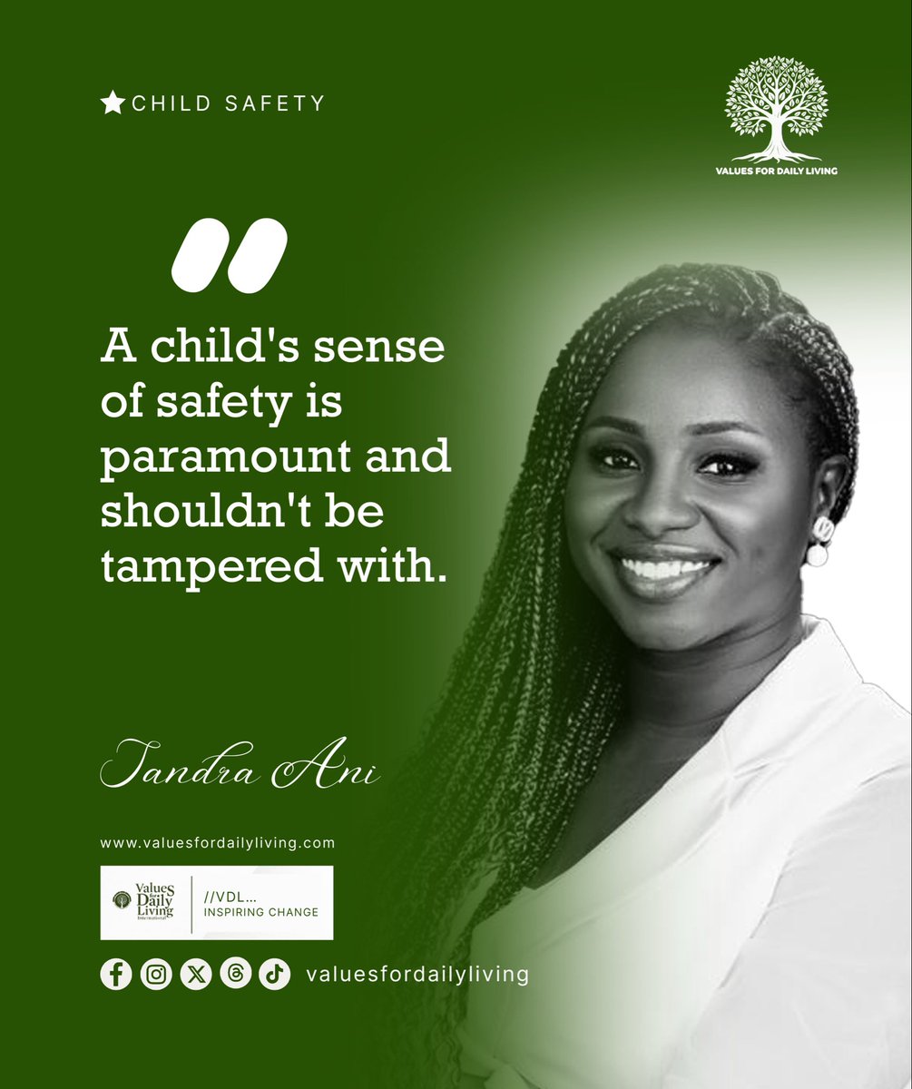 VDL247's tweet photo. A child should never have to question whether they are safe.
 
Beyond providing food, clothing, and education, we must create environments where children feel protected, heard, valued, and free to speak up.
 
A child’s sense of safety matters. Let’s protect it.
#childsafeyy 
#vdl https://t.co/O5EshaU69q