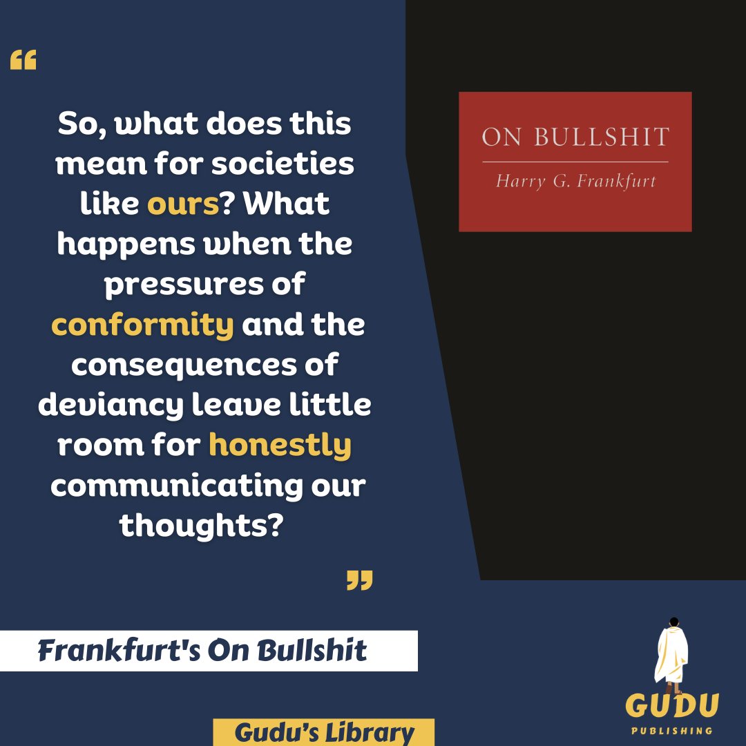 GuduPublishing's tweet photo. Ready to move beyond the quotes? ๐ง
Tap the link below for today's deep read and rediscover the pieces you might have missed! ๐
๐ https://t.co/iJVBXRgacl ๐
#harryfrankfurt #onbullshit #GudusLibrary #แขแตแฎแตแซ #gudupublishing #contentforthecurious https://t.co/qFi3cY5Yhe