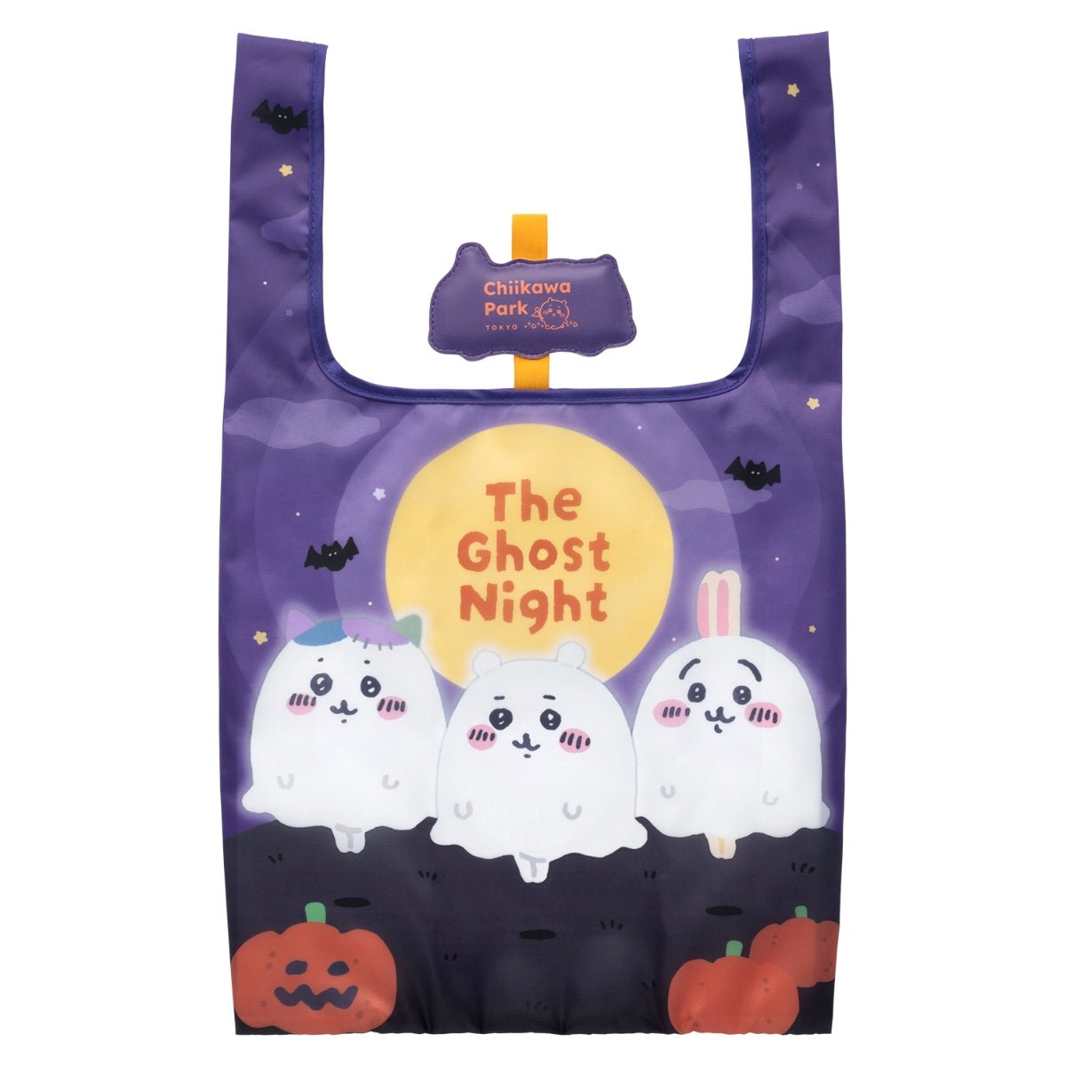 natakukaku's tweet photo. chiikawa park hallowen  

deadline 01 oct 2026 
*kalau kuota kurang dr 11k yen total belanja, ada adjustment harga nnt
 
usagi plush s  340,000   dp   285,000 
mini mascot keyring  225,000   dp   180,000 
drawstring shoulder bag  335,000   dp   275,000 
eco bag  285,000   dp   245,000