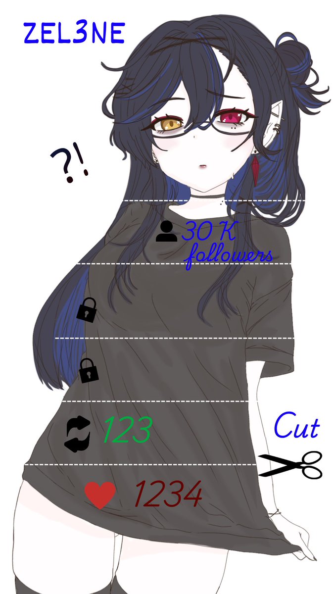 Zelene_R18's tweet photo. Wanna see? ✂️🗝🩸 https://t.co/m5GyG4bgdb