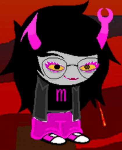 CassandrnkDrver's tweet photo. @CanecaTorcan My new OC Not Vriska, she is a mutantblood and replaces Eridan. She will be Terezis perfect moirail and  Vrisrezis counselor https://t.co/hAytTEZFQm