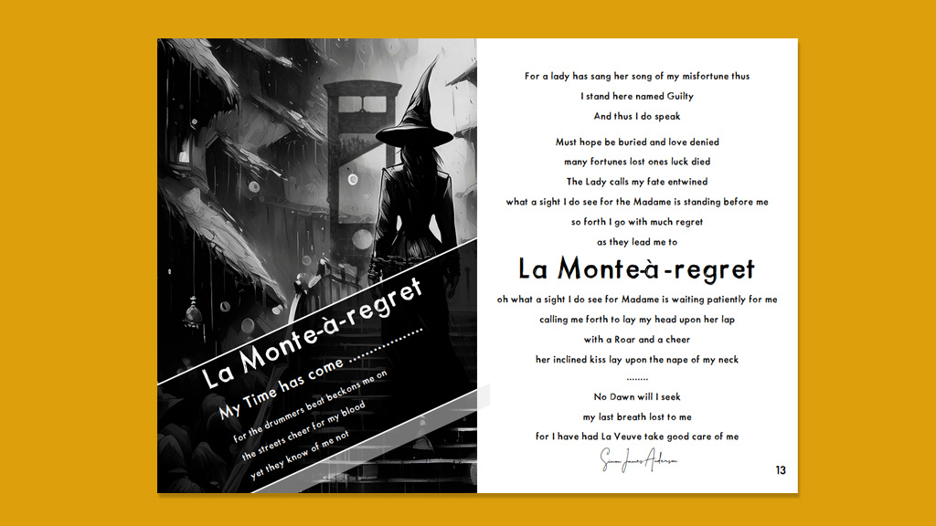 Carrion_Romance's tweet photo. Here is the Poem La Mont-a-regret first created in 2024 that inspired the 2026 Song La Mont-a-regret  
Check the Song &amp; Poem: La Monte a regret  Both on youtube 

#Poem https://t.co/uQt70IJd91
