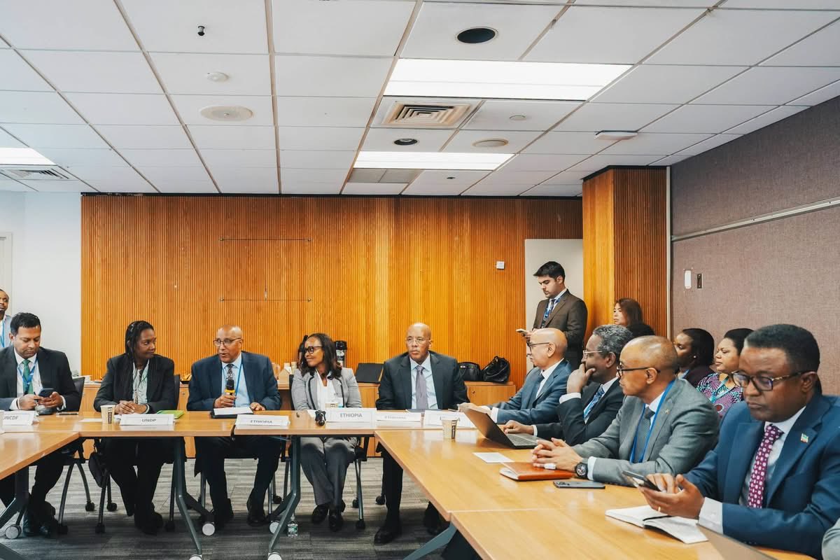MFAEthiopia's tweet photo. On the margins of the 81st Session of the United Nations General Assembly (UNGA 81) in New York, the Permanent Mission of Ethiopia to the United Nations and the United Nations Capital Development Fund (UNCDF) convened a high-level side event on how Ethiopia’s digital financial inclusion is accelerating the implementation of the Sustainable Development Goals (SDGs).

Read more: https://t.co/w5Vmos1H7P
